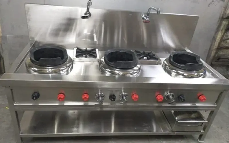 Three Burner Chinese Cooking Range Manufacturers